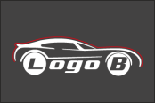 Logo B - Fahrzeug-Folierung</nobr>, Fensterbeschriftung und Textilveredlung